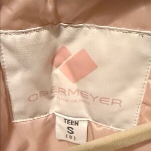 Obermeyer Light Pink Teen Jacket